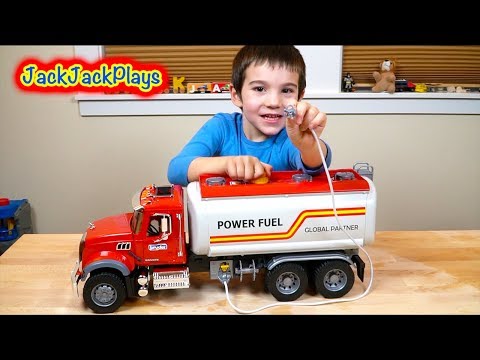 Play with trucks