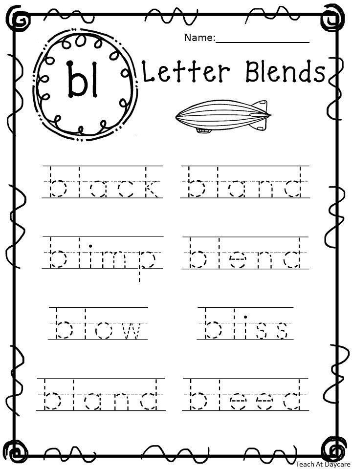 Blending letters game