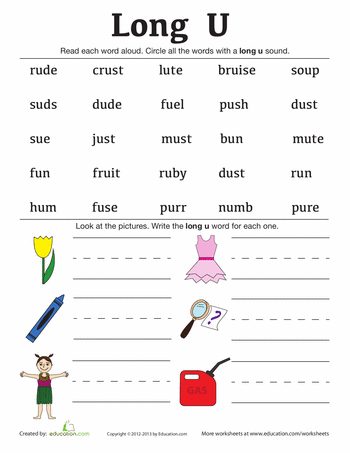 Long and short letter sounds