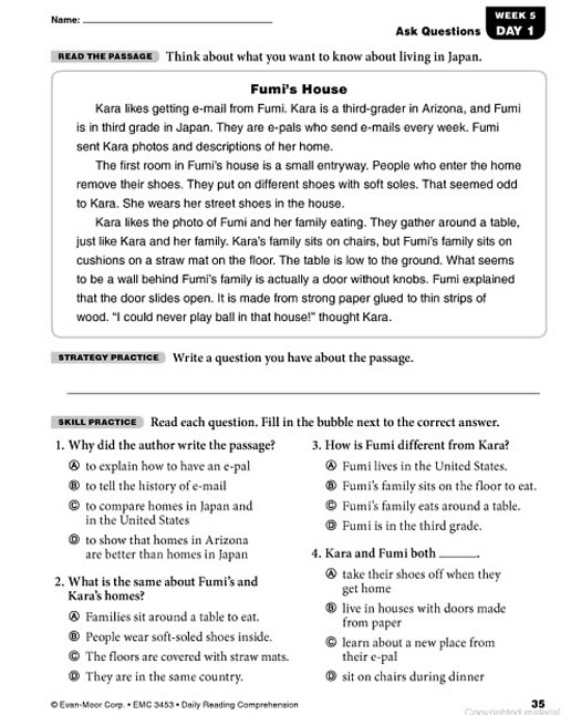 Reading Levels For 3rd Graders