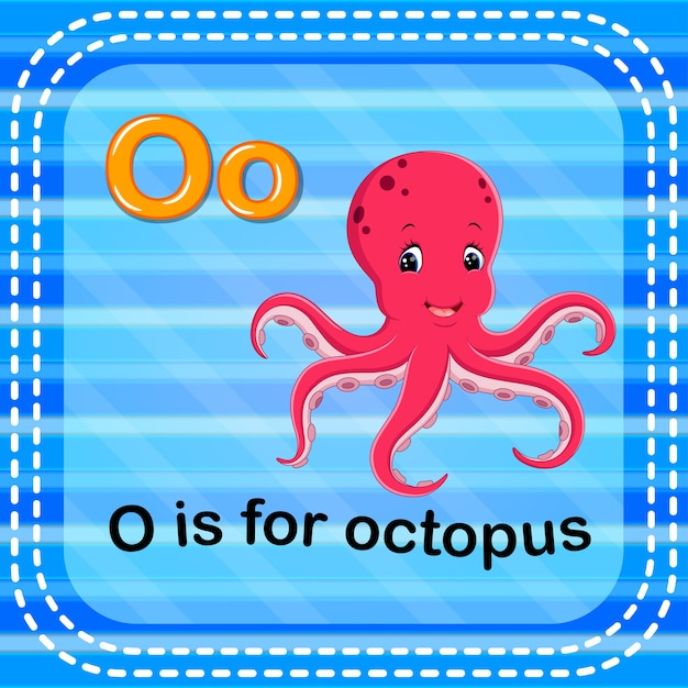 Letter o for octopus