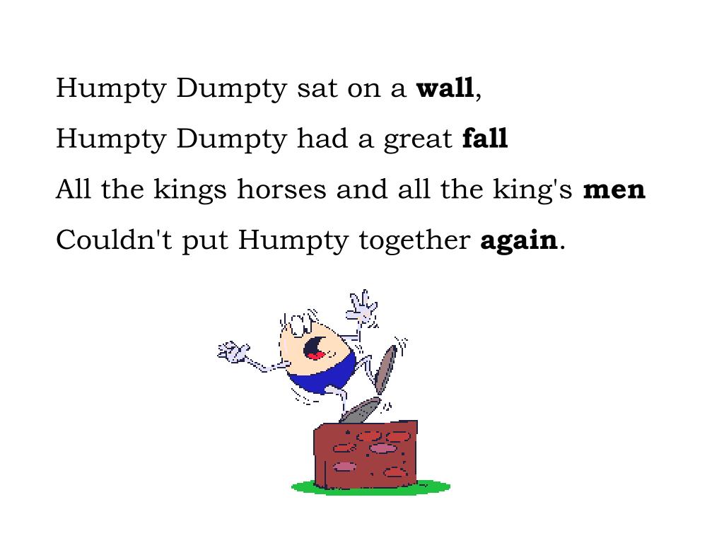 Humpty dumpty king