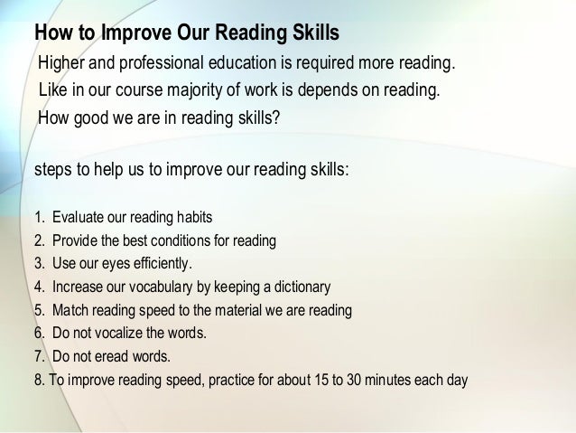 How to improve reading skills for children