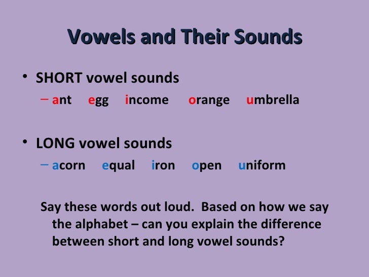 Vowel letter