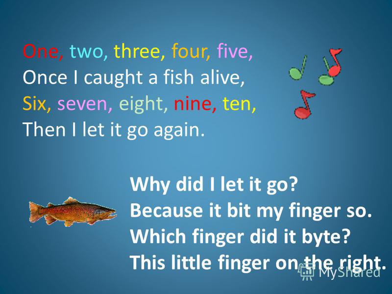 Three four five. One two three four Five once i. Стих one two three four. And one one two three!. Стихотворение на английском one two three.