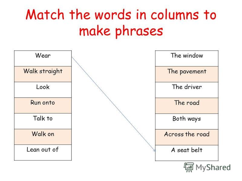 Match the words parking. Match the columns to make phrases. Match the Words to make phrases. Match the Words Traffic 6 класс. Match the Words in the columns to make phrases.