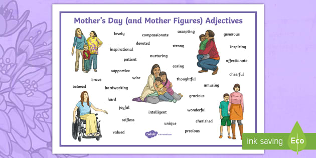 Adjectives describing a mother