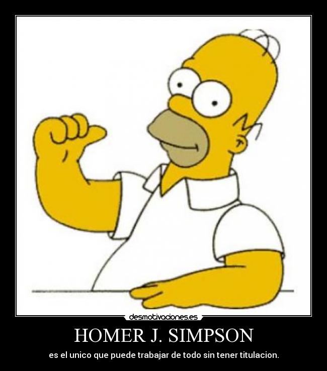 Homer works from home