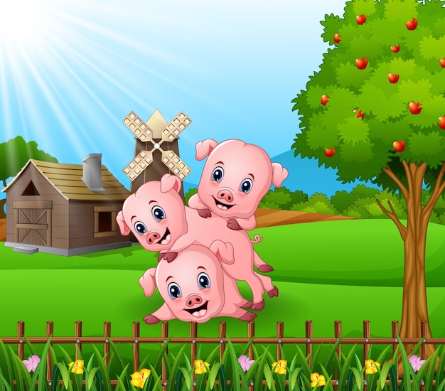 3 little pigs name