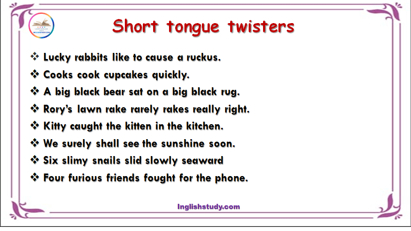 Create a tongue twister