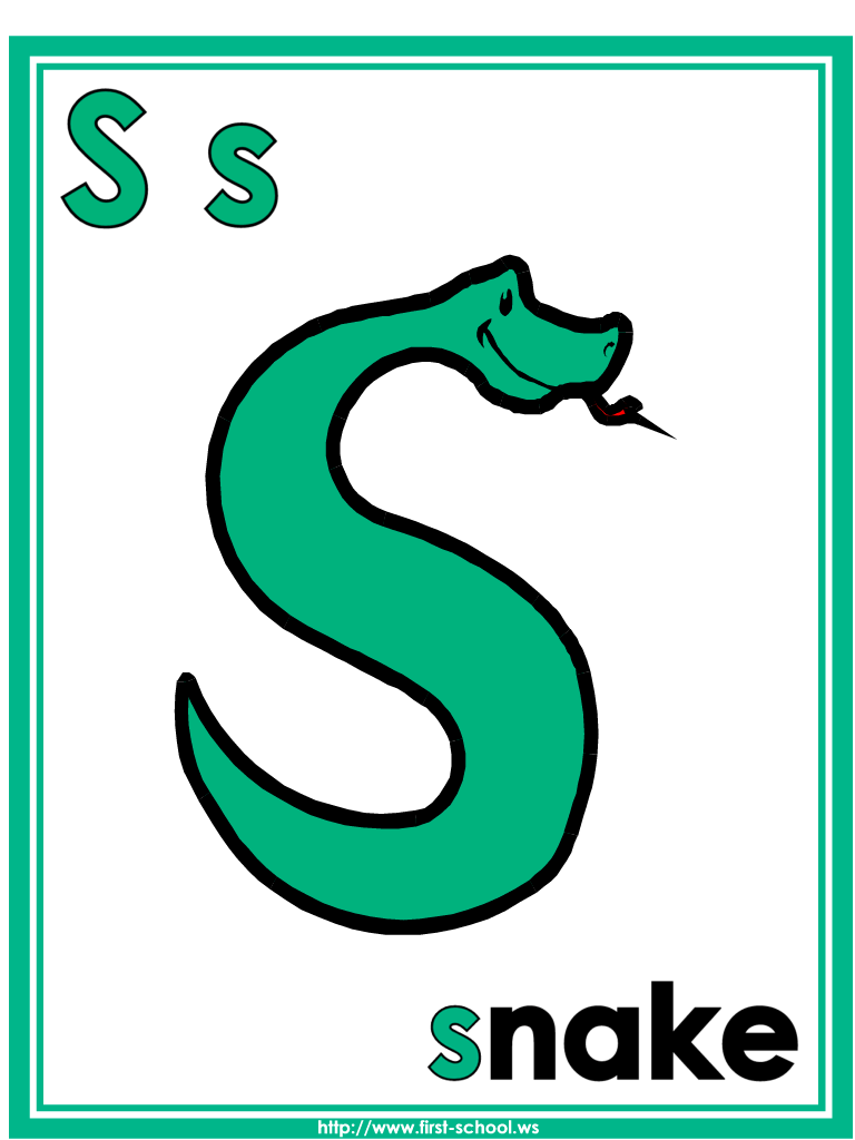Big and small letter s