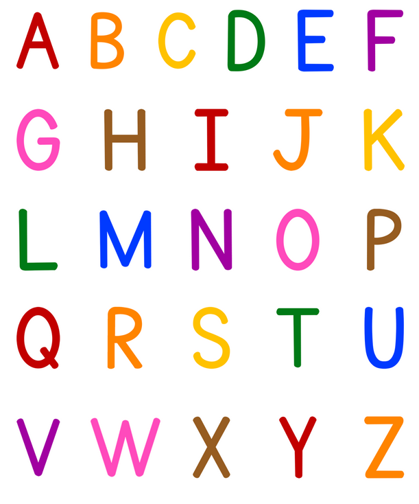 Alphabet with sounds for kindergarten