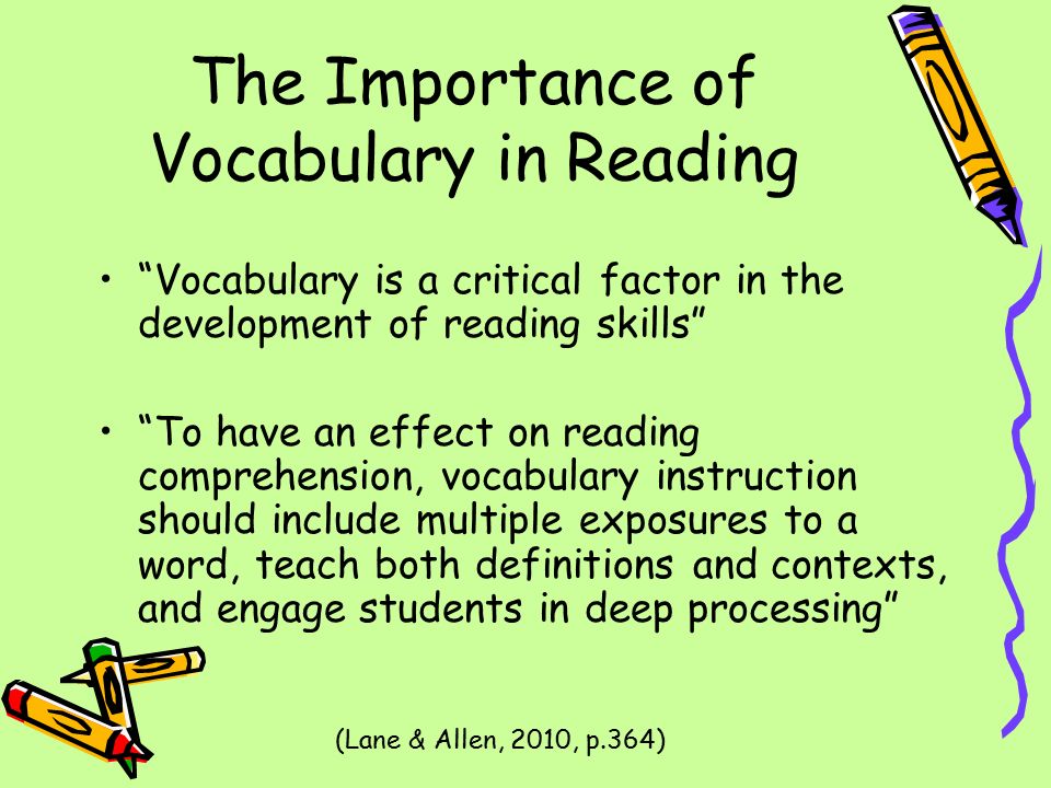 Teacher vocabulary