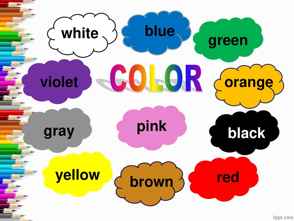 Colours for kids to learn