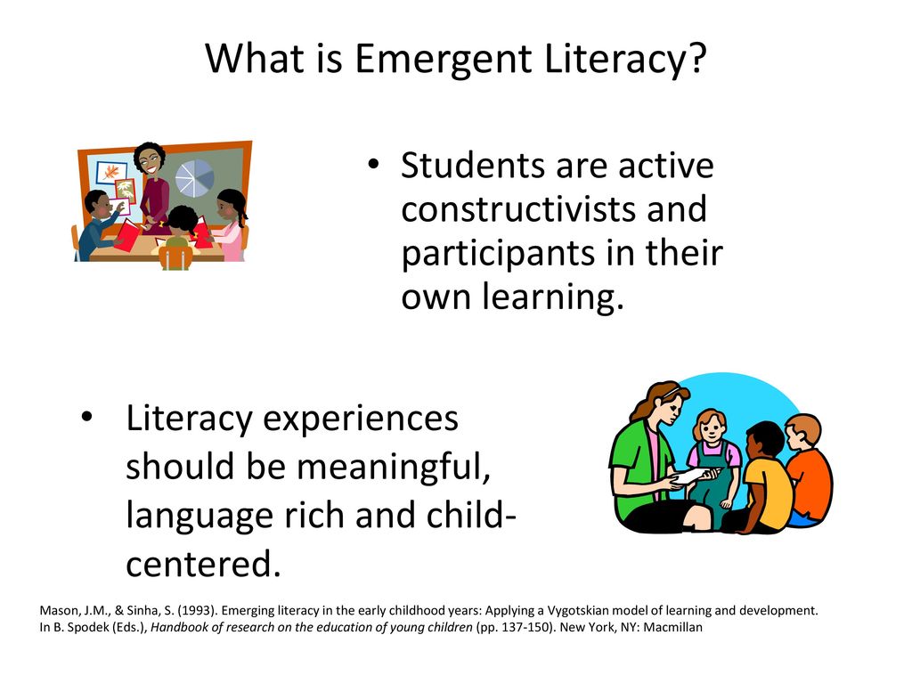 What is early literacy