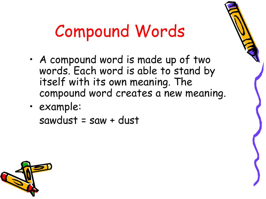 Compound word game