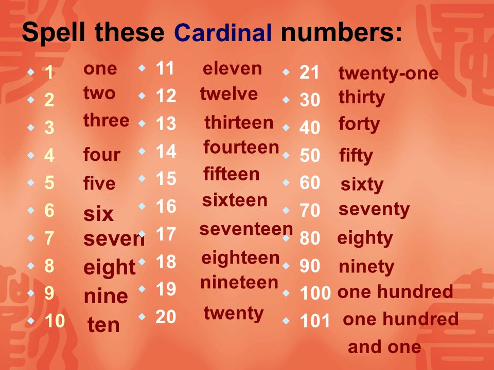 Cardinal Numbers Of A Set