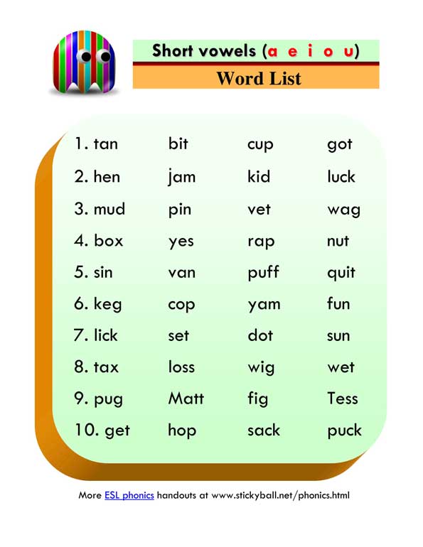 short-a-sounds-examples