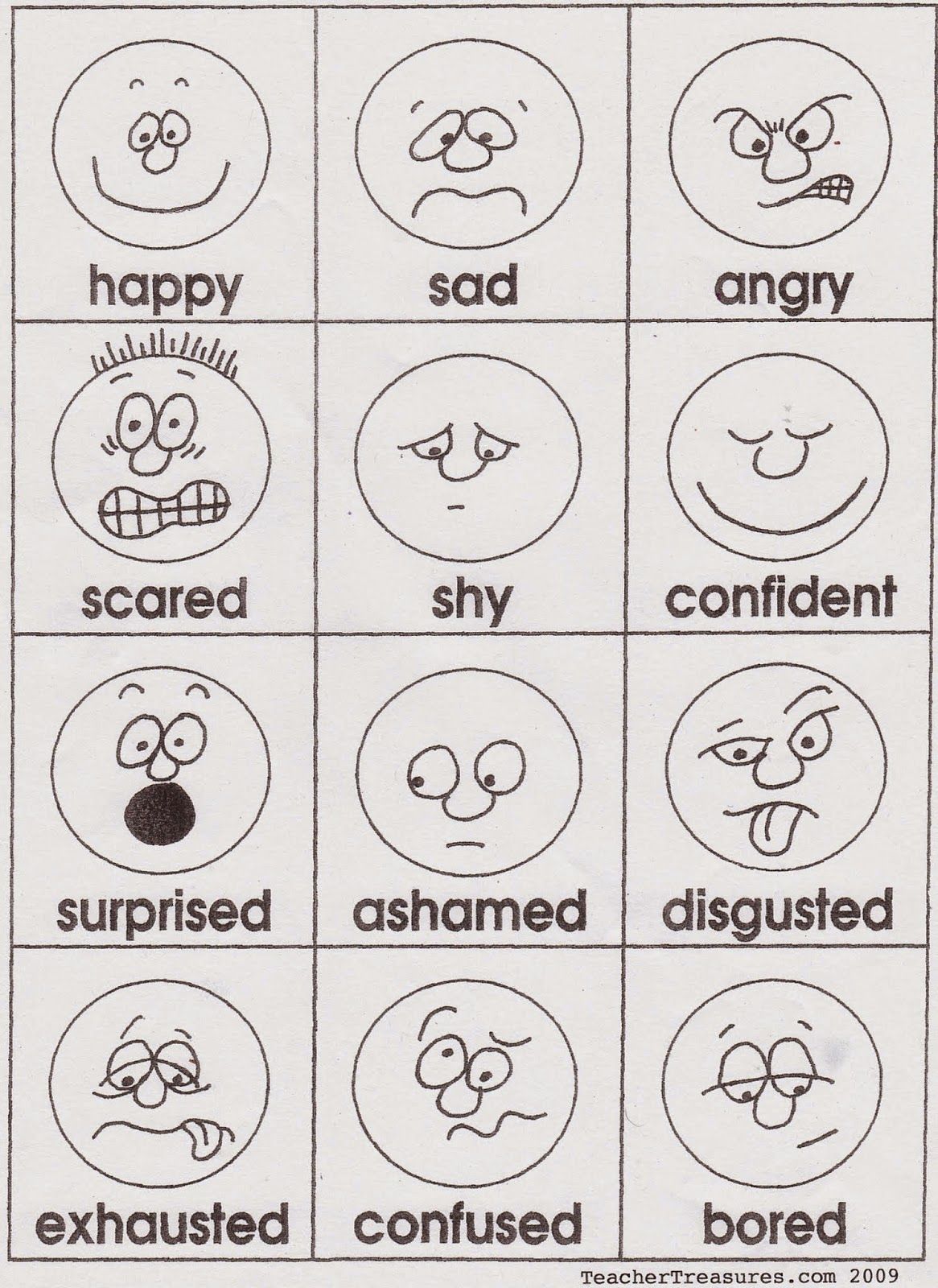 Emotions for kindergarten