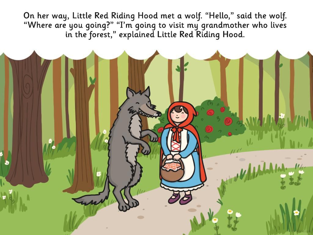 Is little red riding hood the wolf